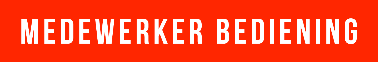 Medewerker Bediening
